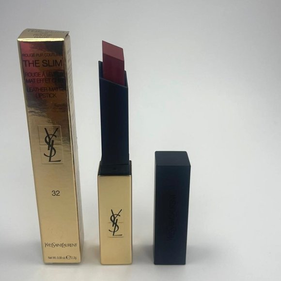 YSL The Slim Longwear Matte Lipstick 32 Rouge Rage BRAND NEW - Picture 1 of 3